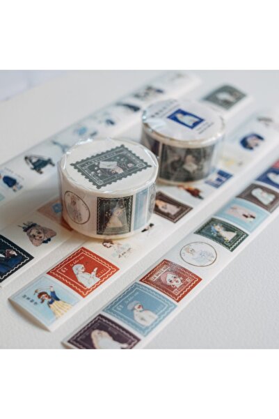 İthal K17-90cm la dolce Vita bandă adezivă washi cu ștampilă autocolantă