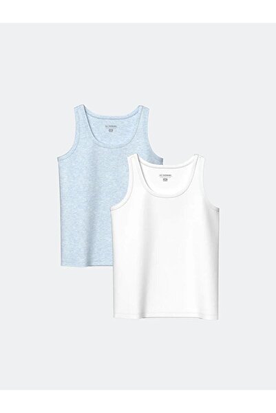 LC Waikiki Ανδρικό μπλουζάκι με λαιμόκοψη 2 τεμαχίων (W5)