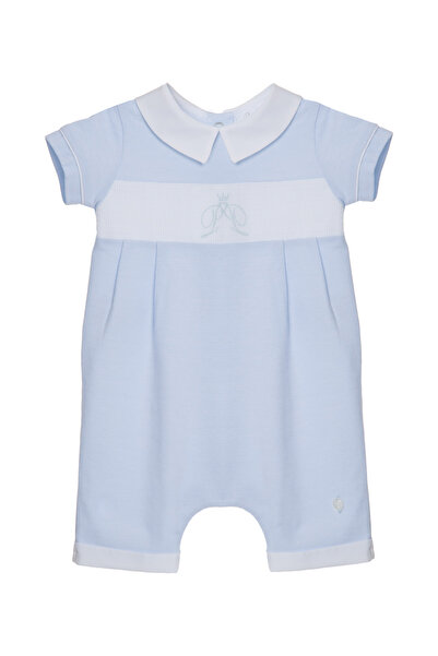 Patachou Patachou Yenidoğan Yaka Detaylı Mavi Tulum