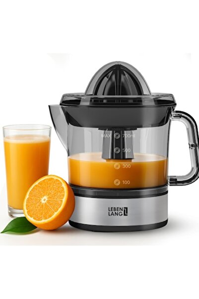 LEBENLANG Storcător electric de fructe, 700 ml, control inteligent al pulpei, filtru reglabil