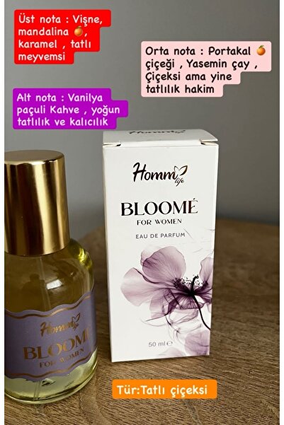 HOMM BİTKİSEL ÜRÜNLER Bloome parfüm