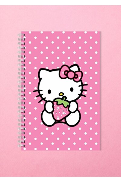 MEDUSAART HELLO KİTTY OKUL DEFTERİ - A5 SPİRALLİ ÇİZGİLİ DEFTER - 50 YAPRAK- ...