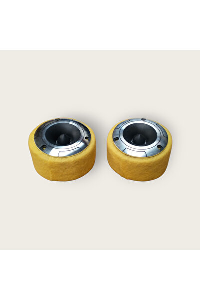 Lostgarage Sarı Renk MDF 10 cm Tweeter Kabin 2li