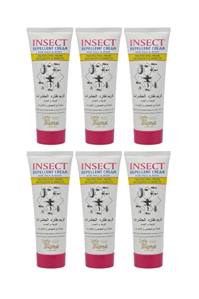Lady Diana كريم طارد للحشرات ١٠٠ غرام ٦ قطع