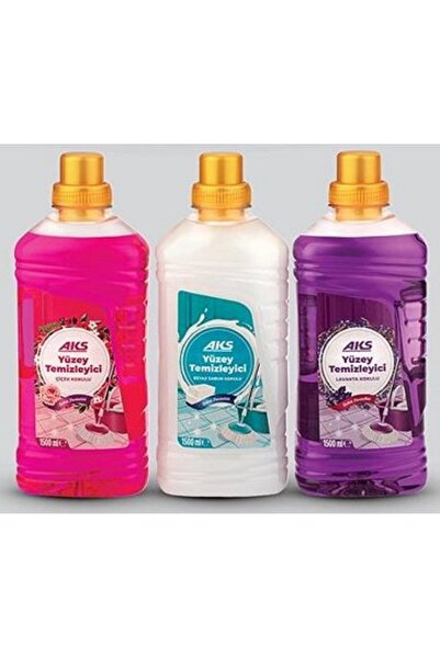 aks Yüzey Temizleyici Çiçek Kokulu 1,5 L + Beyaz Sabun 1,5 L + Lavanta Kokulu...