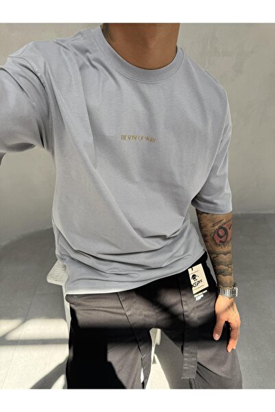 KağanKY Fumător supradimensionat cu imprimeu tricou