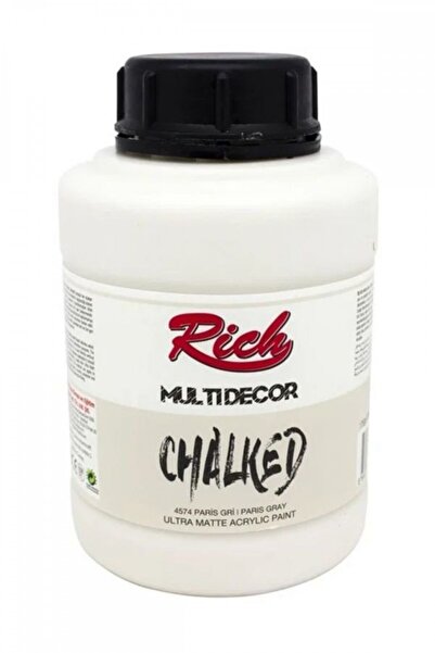 Rich Multi Decor Chalked Akrilik Boya 1750ml 4574 Paris Gri