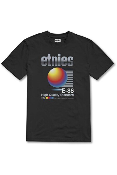 Etnies E86 Високоякісна чорна футболка