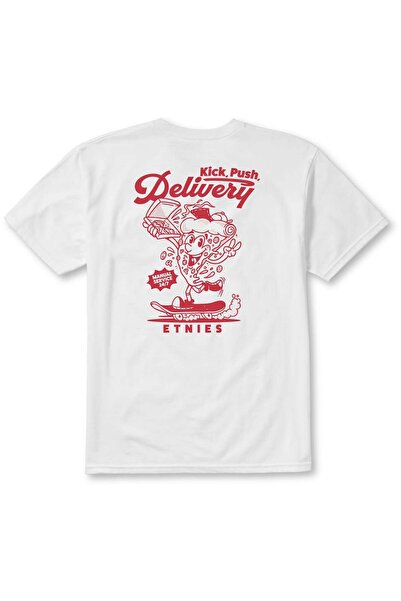 Etnies Футболка Kick Push Wht Rd
