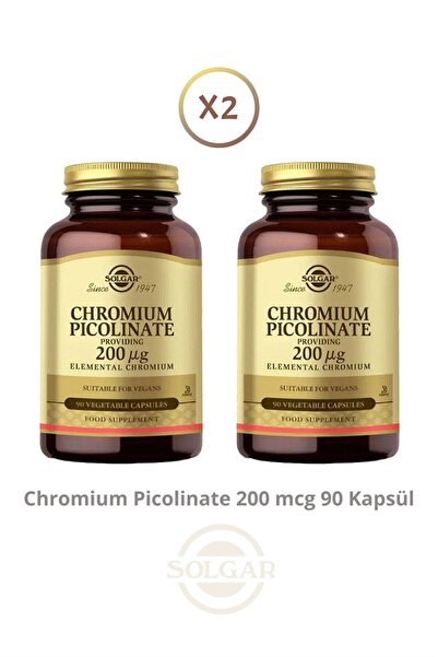 Solgar Chromium Picolinate 90 Adet 2 Adet