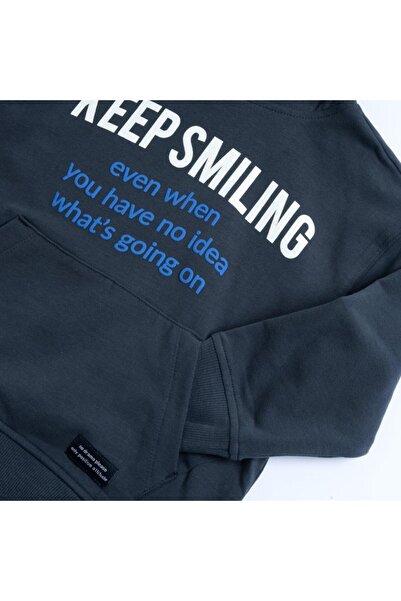 Chicco Keep Smiling boys' navy blue sweatshirt