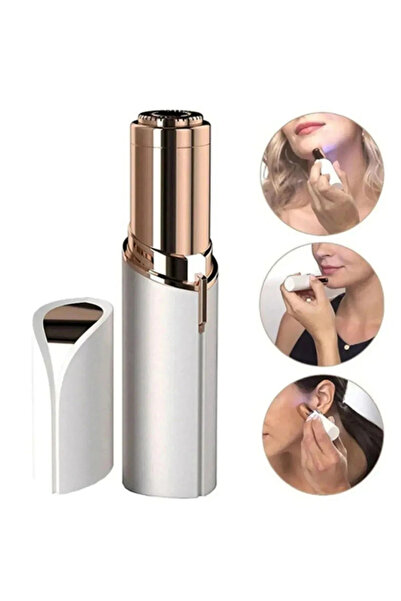 Genel Markalar BUĞZ Ruj Şeklinde Yüz Tüy Temizleyici Tüy Alma Temizleme Brows Kaş Bıyık Tüy Epilasyon Aleti