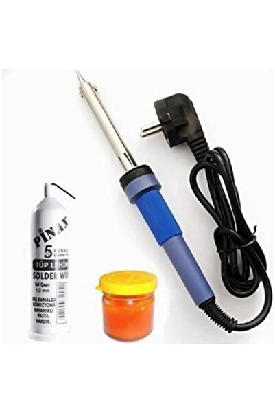 AL - KAR TİCARET Solder Soldering Pen Soldering Iron 40 W 3 Piece Soldering I...