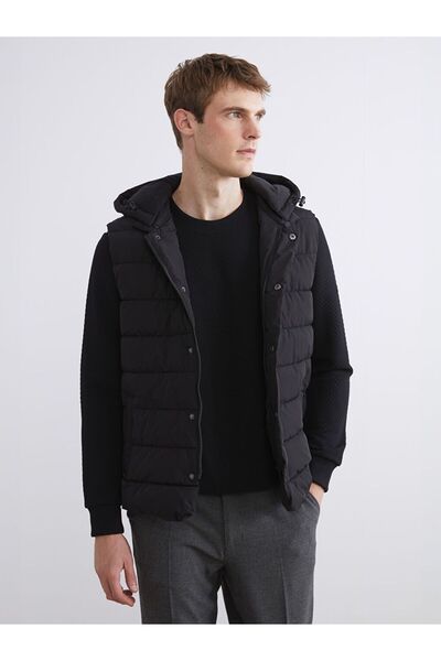 LC Waikiki SOUTHBLUE εφαρμοστό ψηλός λαιμός Ανδρικό γιλέκο