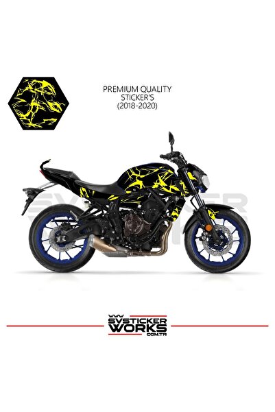 ARONA ملصق تغليف MT-07 2018-2020 طراز Lightning Motor Fairing Model Ready Kit...