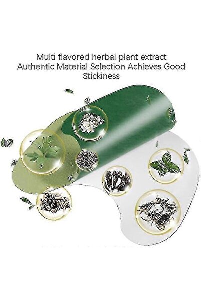 Twinkle Mart 60pcs Knee Pain Relief Heating Self-heating Moxibustion Wormwood Patch