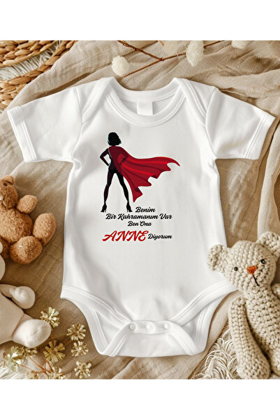 lupi Zibin, Baby Bodysuit, with the Words Mother Written on It