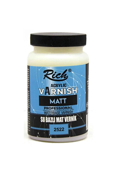 Rich 250ml Su Bazlı Mat Vernik / 00658