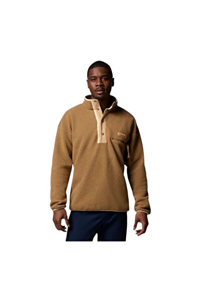 Columbia Helvetia Ii Half Snap Men's Brown Outdoor Fleece