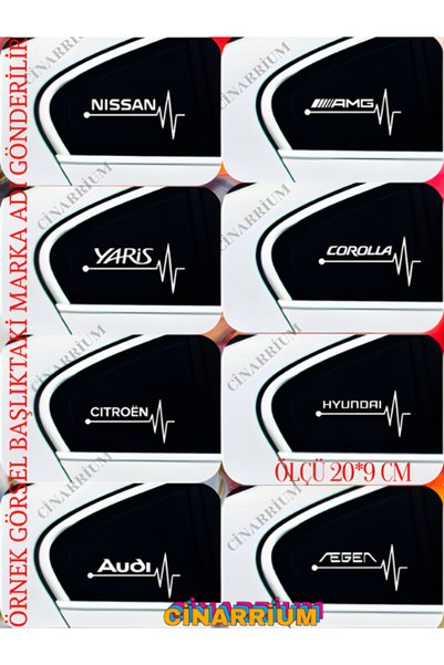 pınaxar Premium, Auto Rhythm, Quality Sticker for Kia Opirus 2 Pieces 20*9 cm