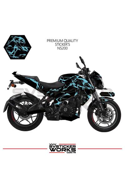 ARONA Bajaj Ns200 Fairing Sticker Lightning Motor Fairing Model Ready Kit