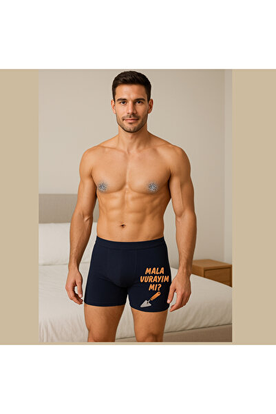 UNIQUE DESIGN Should I Hit Him? Printed Boxer