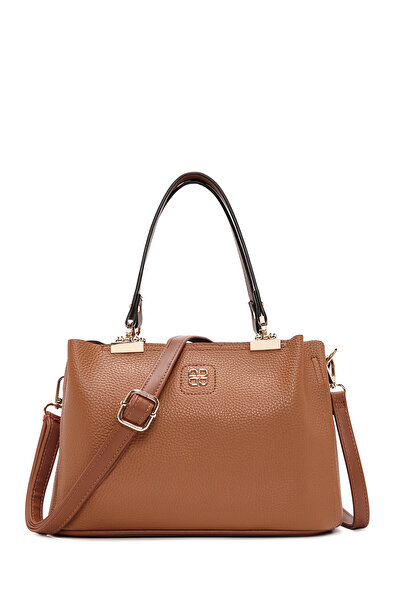 Derimod Women's Tan Long Strap Shoulder Bag 25Wbd2625Ft