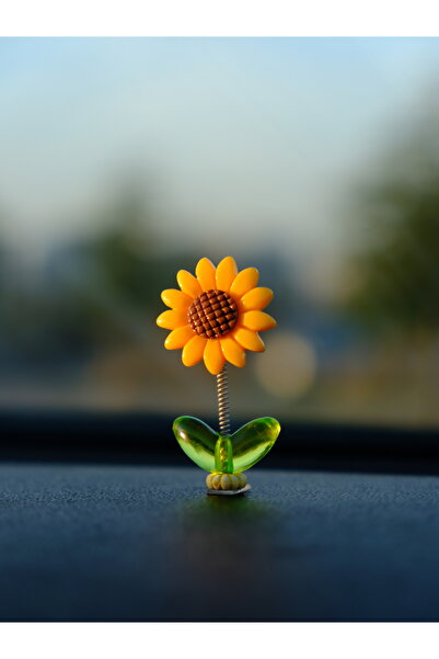 Umut's Sunflower Car Ornament Dashboard Accessory Car Gift