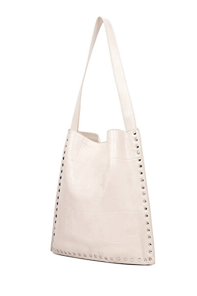 Derimod Women's Beige Printed Shoulder Bag 25Abd244126