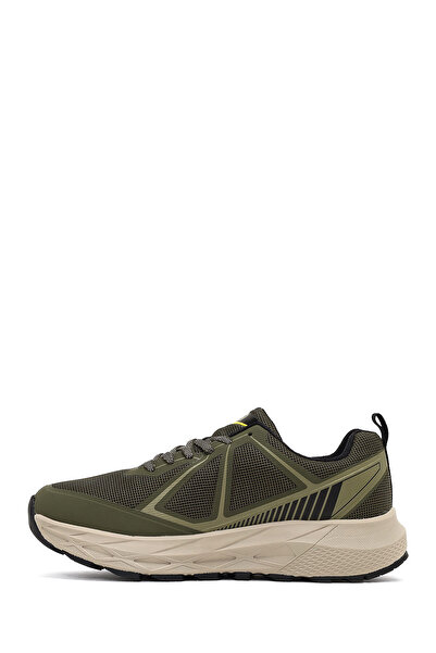 Derimod Dry Erkek Haki Bağcıklı Kalın Tabanlı Kumaş Sneaker 25WFD690214