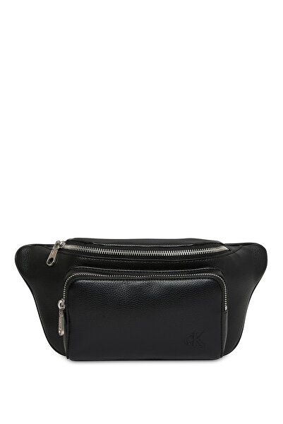 Calvin Klein Siyah Erkek Bel Çantası WEBBING STRAP WAISTBAG