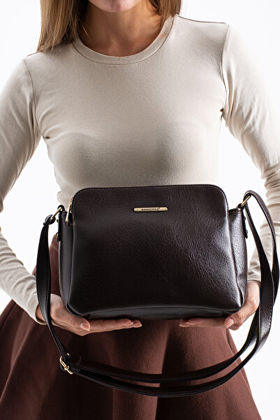 çkn sedat çakan çanta & fular & aksesuar 3 bölme düz cilt kadın omuz ve çapra...