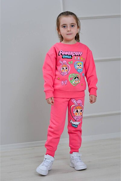 Yağmur Giyim PJK3İ Powerpuff модел с 3-лентов шнур, 100% памук, комплект спор...