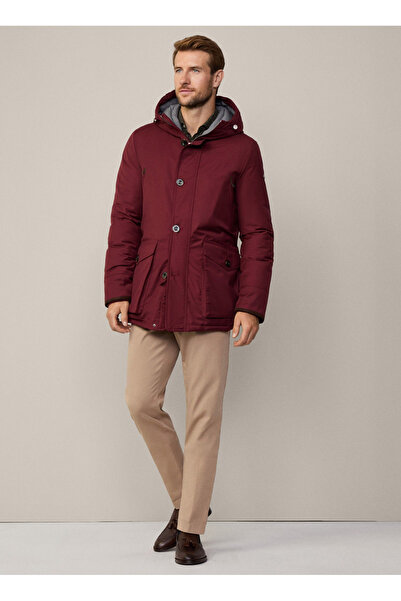 Hackett Bordo Erkek Parka HM403226