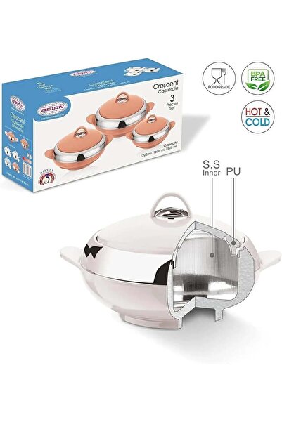 Generic Asian food container set / 3500 1500/2500 / ml