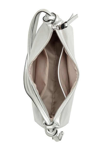 Nine West Geantă de umăr pentru femei ORALIE NYM566118 5PR argintie