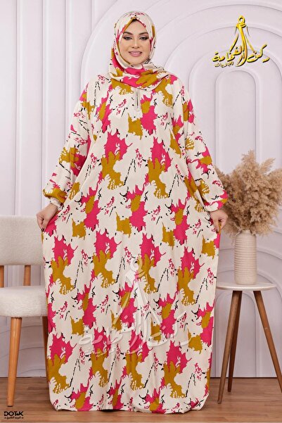 Generies Viscose prayer shawl with attached anti-shrinkage scarf