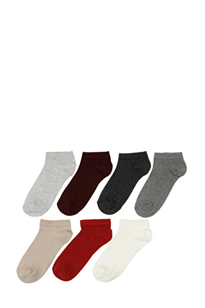 Polaris BASIC 7 LI PTK-W 5PR Kırmızı Kadın 7 Li Çorap