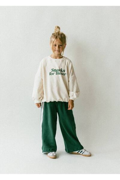 Pinkitokids Snacks for Dinner Unisex Oversize Set