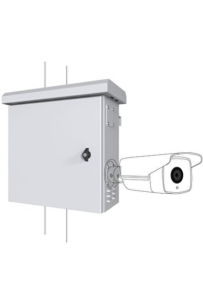 Other Suport de stâlp Lanview Mini Classic pentru 4 camere CCTV 450x250x500mm...