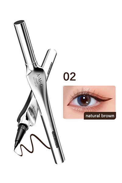 AMG قلم تحديد العيون السائل، محدد عيون سائل يدوم طويلاً، عالي الصبغة، قلم تحد...
