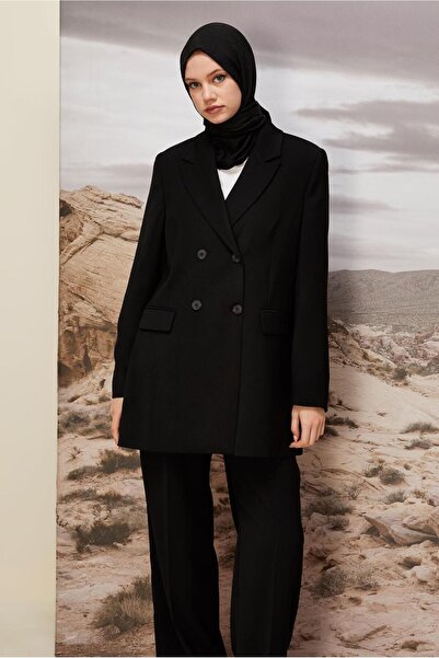 Alvina Kruvaze Collared Pants Suit 30543