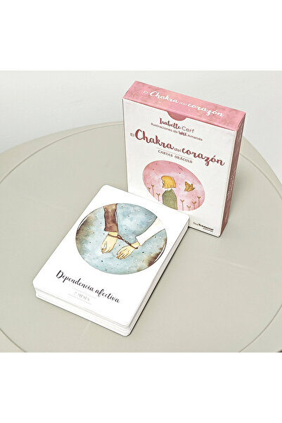 Choice Pink Romantic Love Oracle Deck In Spanish Language 42 Pcs Heart Chakra Oracle Cards 10.5*7.5cm