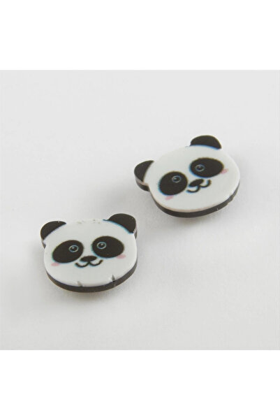 Eco Lounge Panda Magnetic Plastic Children's Earring