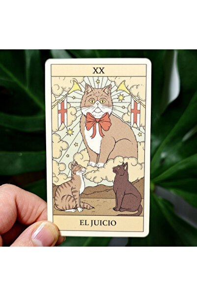 Choice Cats Rule The Earth Tarot 10.3*6cm for The Feline-Obsessed Spanish Edition 78-Card Deck