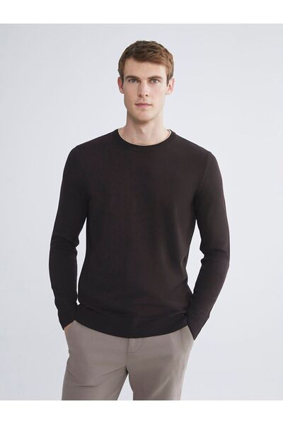 LC Waikiki Southblue Crew Neck Men's Knitwear Sweater