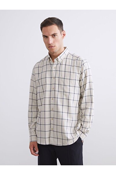 LC Waikiki LCWAIKIKI Classic Regular Fit Long Sleeve Plaid Men's Shirt