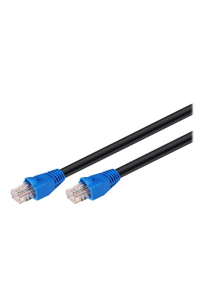Other Cablu de patch Goobay CAT 6 pentru exterior, U/UTP, 60 m, negru