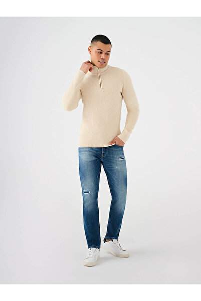 Loft Regular Fit Bej Erkek Kazak Lf2037257