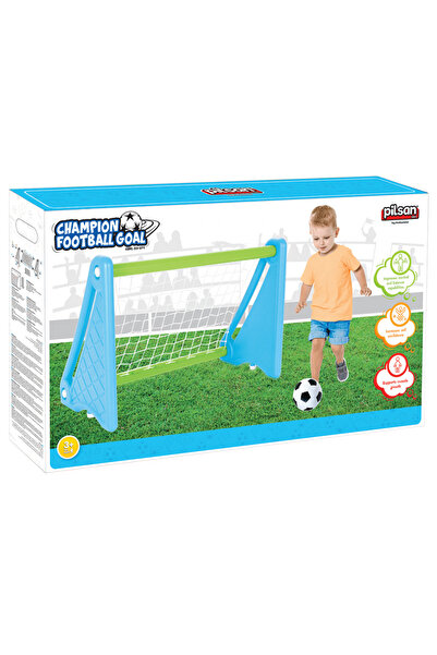 PİLSAN Children's Football Goal Champions Fotball - Blue